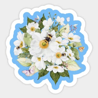 Sweet As Can Be no Lettering with Apple Tree Blossoms Sticker